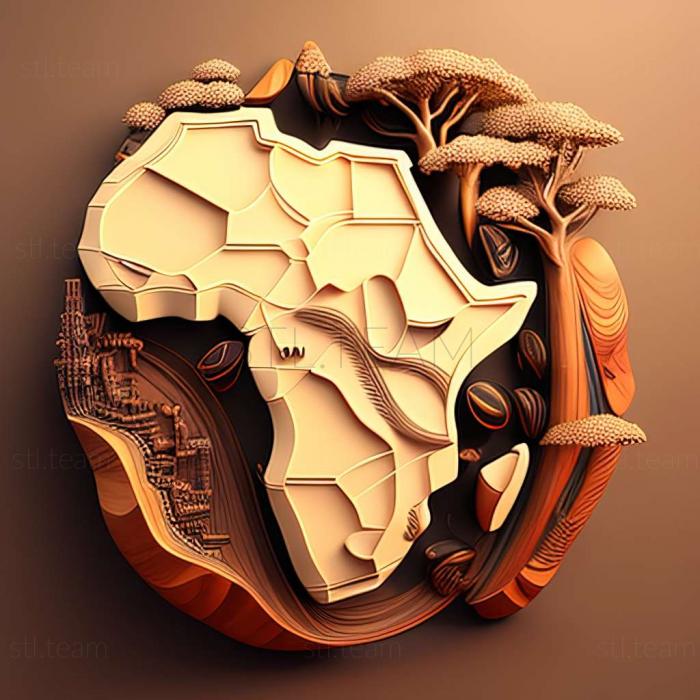 3D модель Гра Африка (STL)